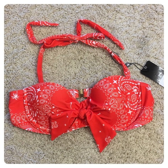 NWT! Wildfox La Bandita  Bandeau Bikini Top - Picture 4 of 8